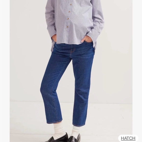 Hatch Denim - Hatch Over the Bump Straight Leg Maternity Jean
